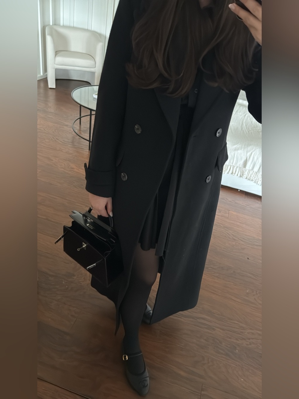 Avec les files back sinched wool coat - Picture 2 of 7
